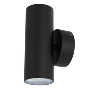 BONDI Up / Down Wall Light 60mm Black 3CCT