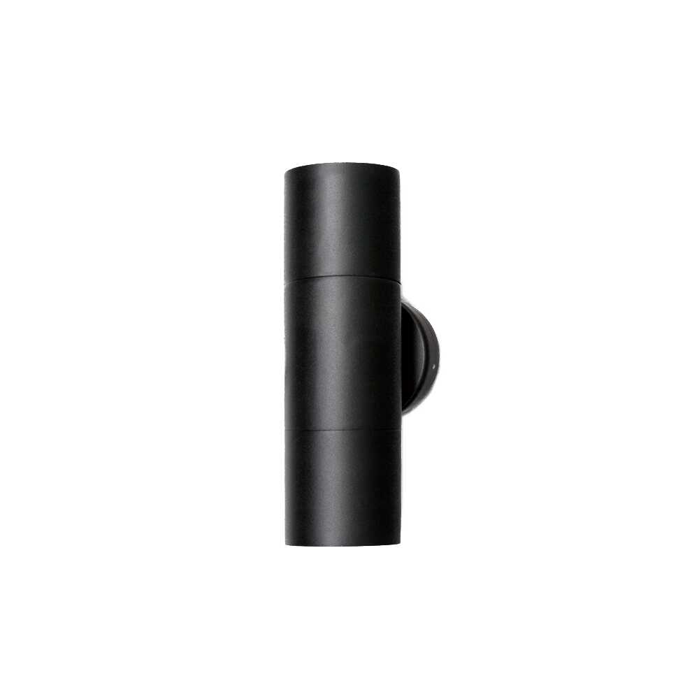 BONDI Up / Down Wall Light 8W Black Aluminium 3CCT
