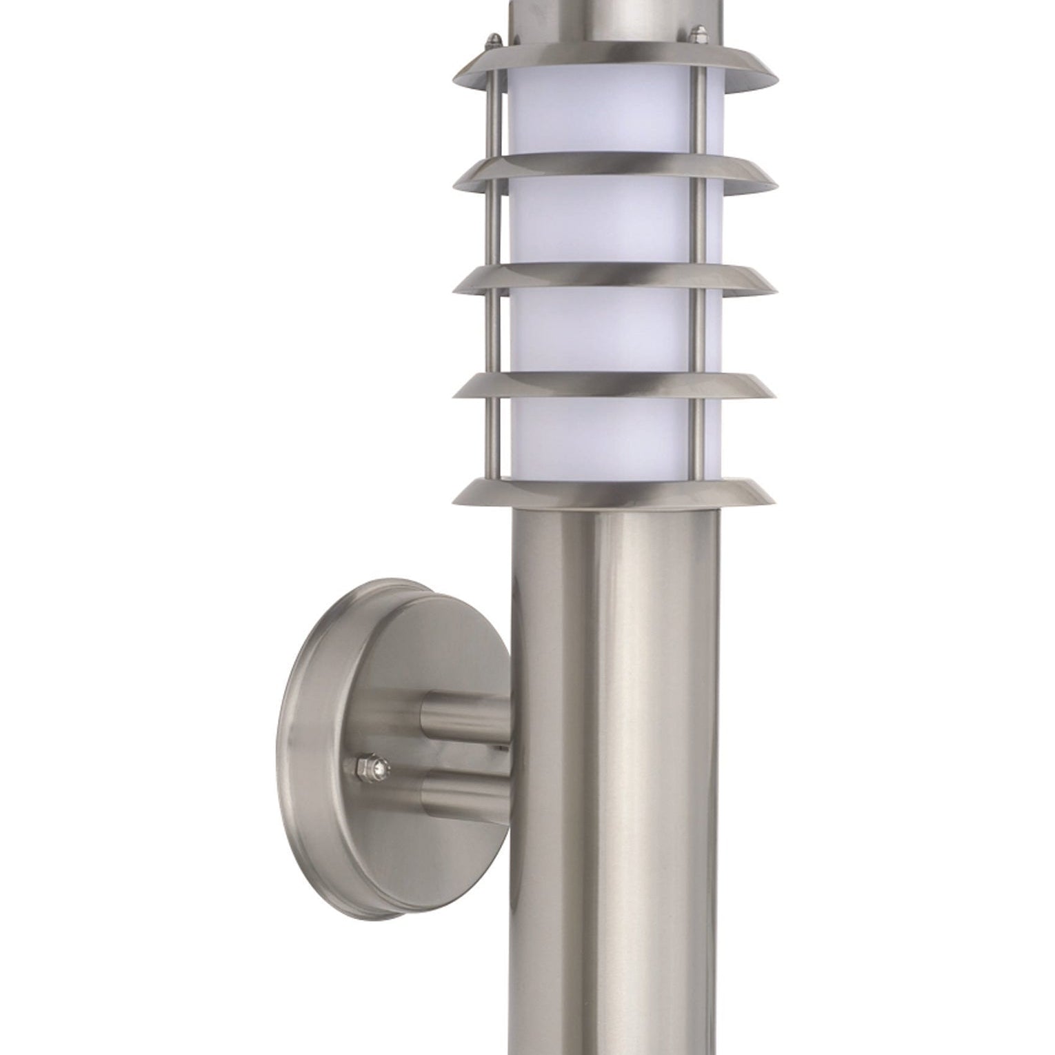 BORDA: Exterior E27 Surface Mounted Louvred Wall Light IP44