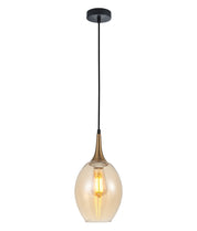 BROTE: Retro Interior Bronze Wine Glass Shape Pendant Lights