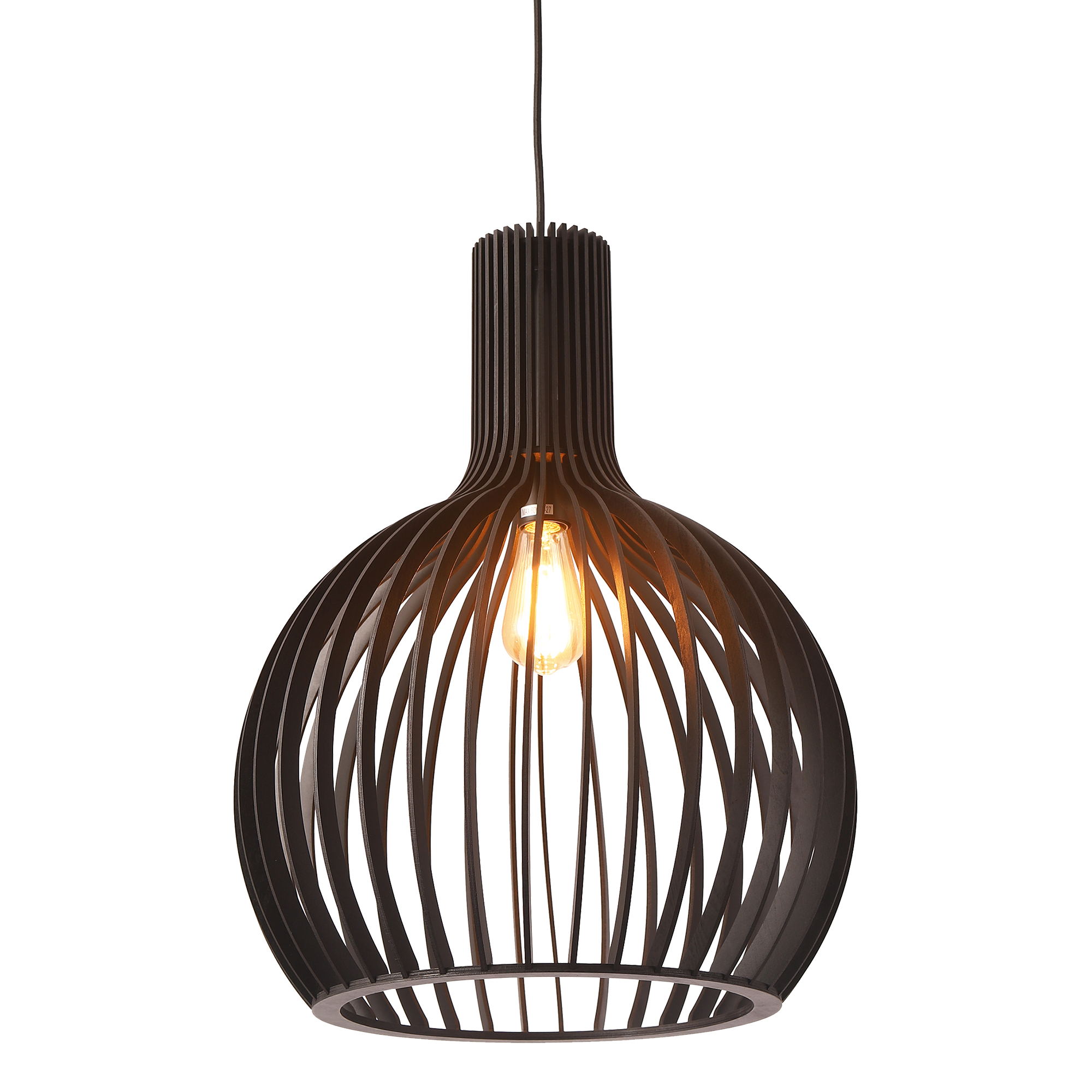 Boaz Pendant Light Small, Medium, Large in Black, Natural or White
