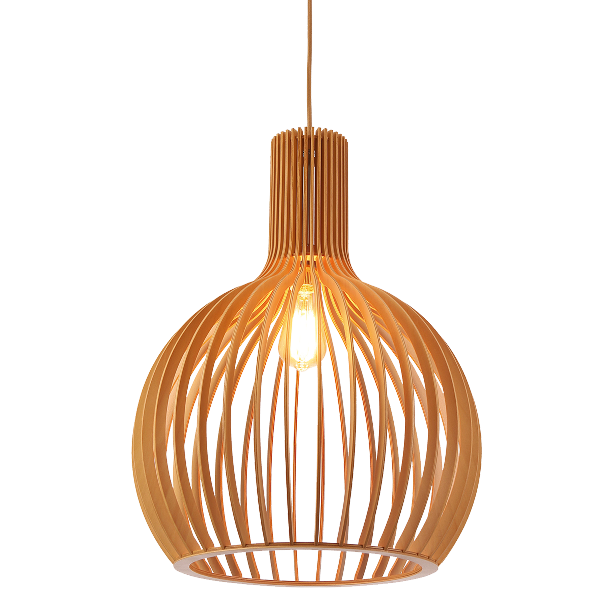 Boaz Pendant Light Small, Medium, Large in Black, Natural or White