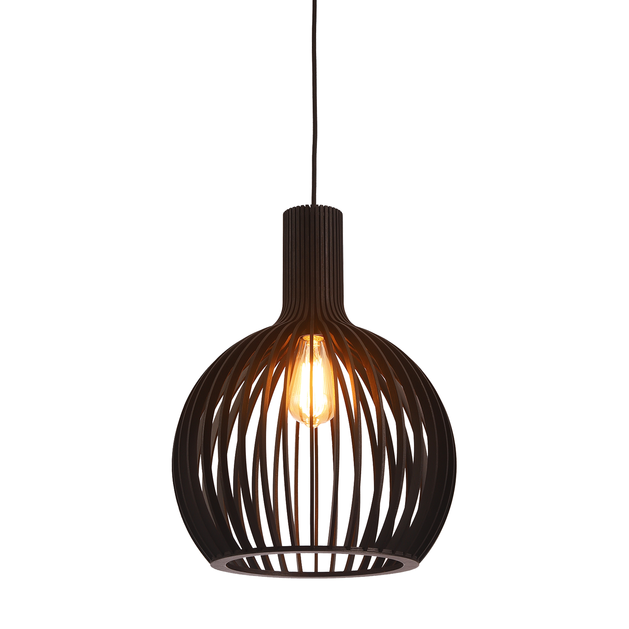 Boaz Pendant Light Small, Medium, Large in Black, Natural or White