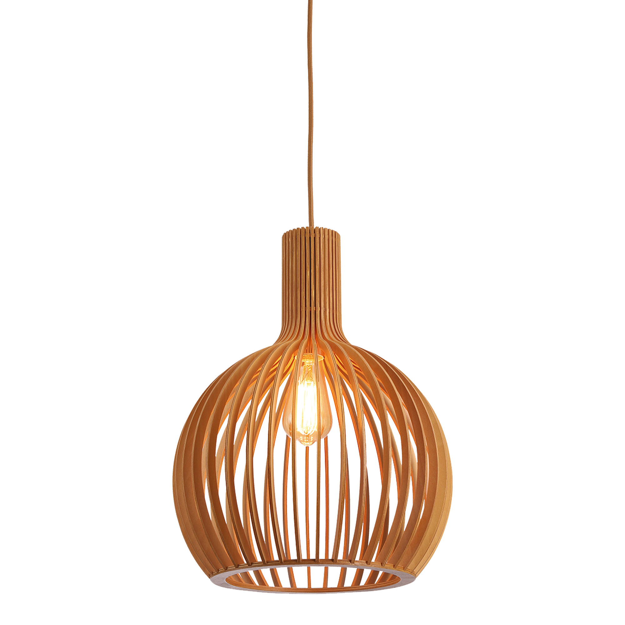 Boaz Pendant Light Small, Medium, Large in Black, Natural or White