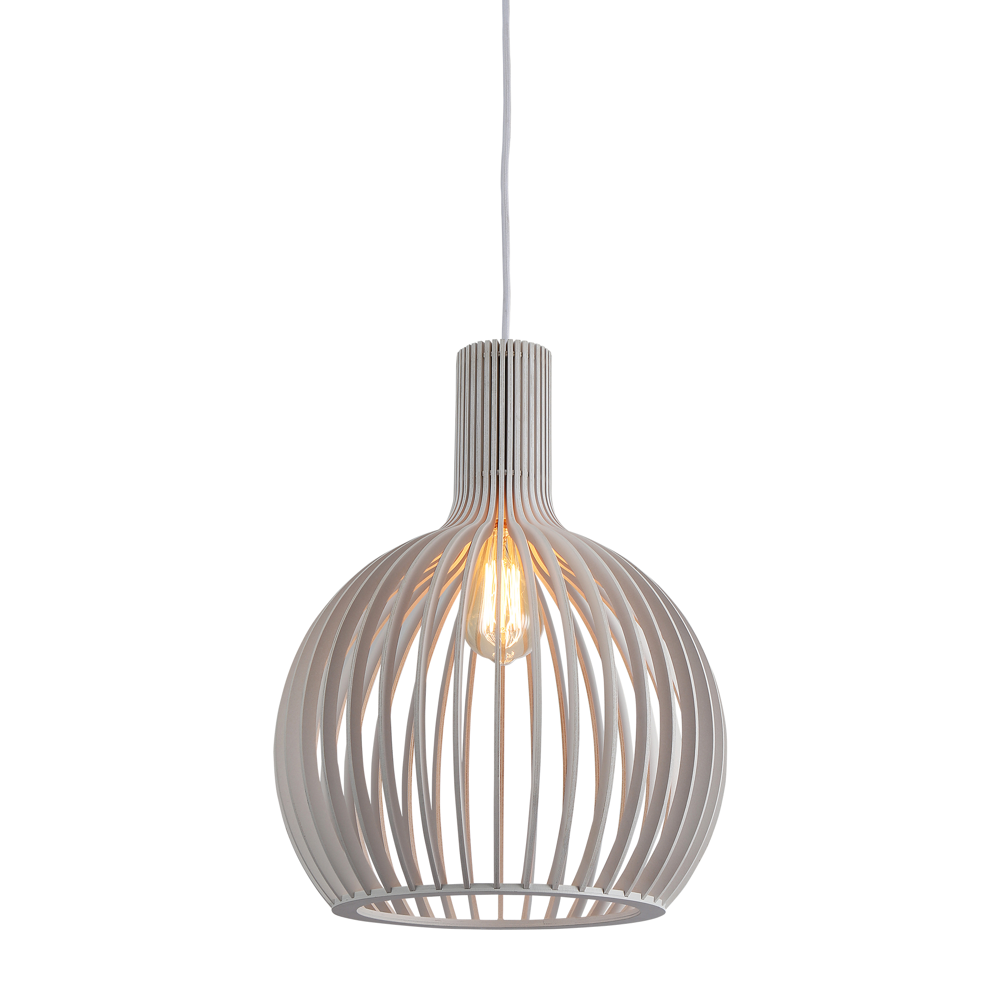 Boaz Pendant Light Small, Medium, Large in Black, Natural or White