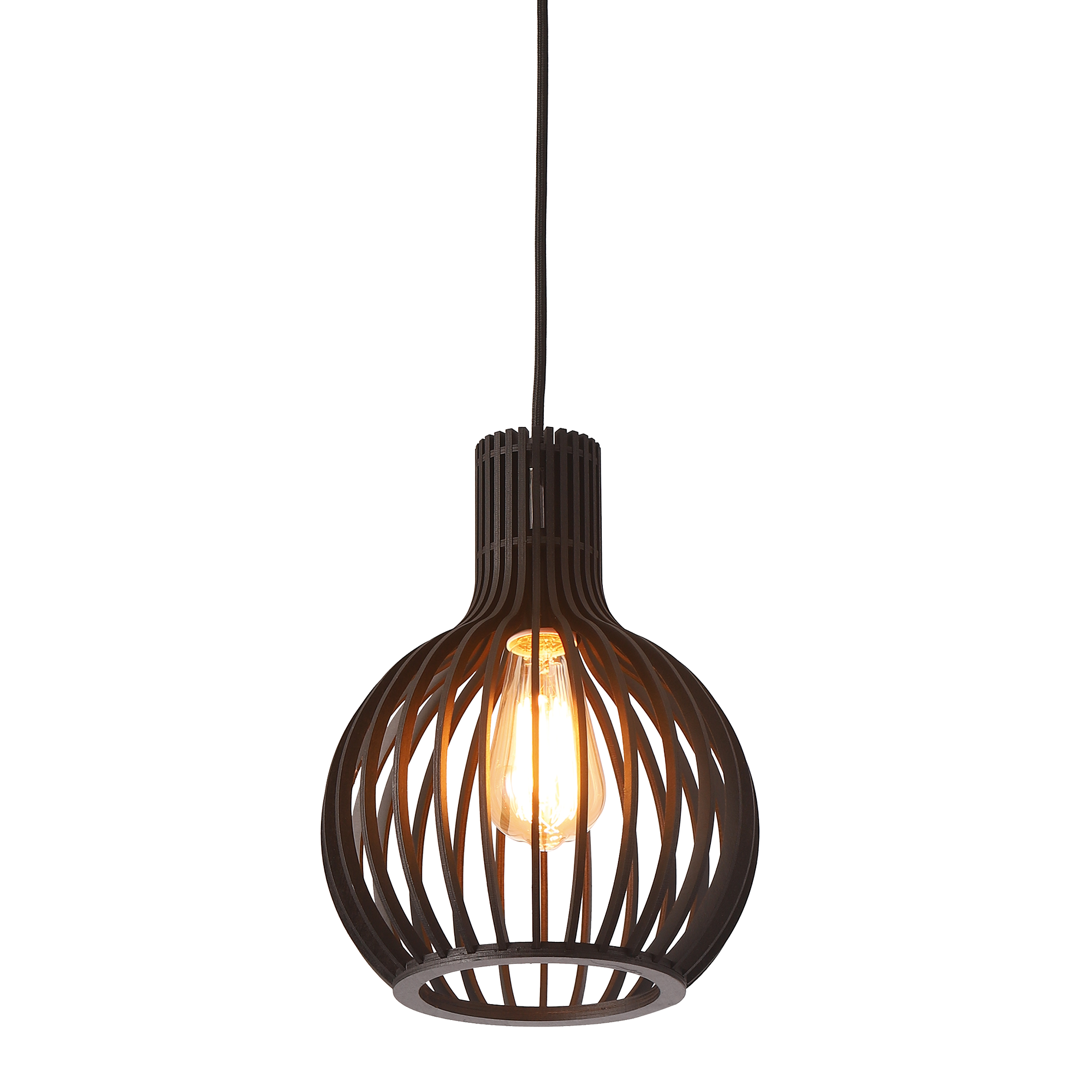 Boaz Pendant Light Small, Medium, Large in Black, Natural or White