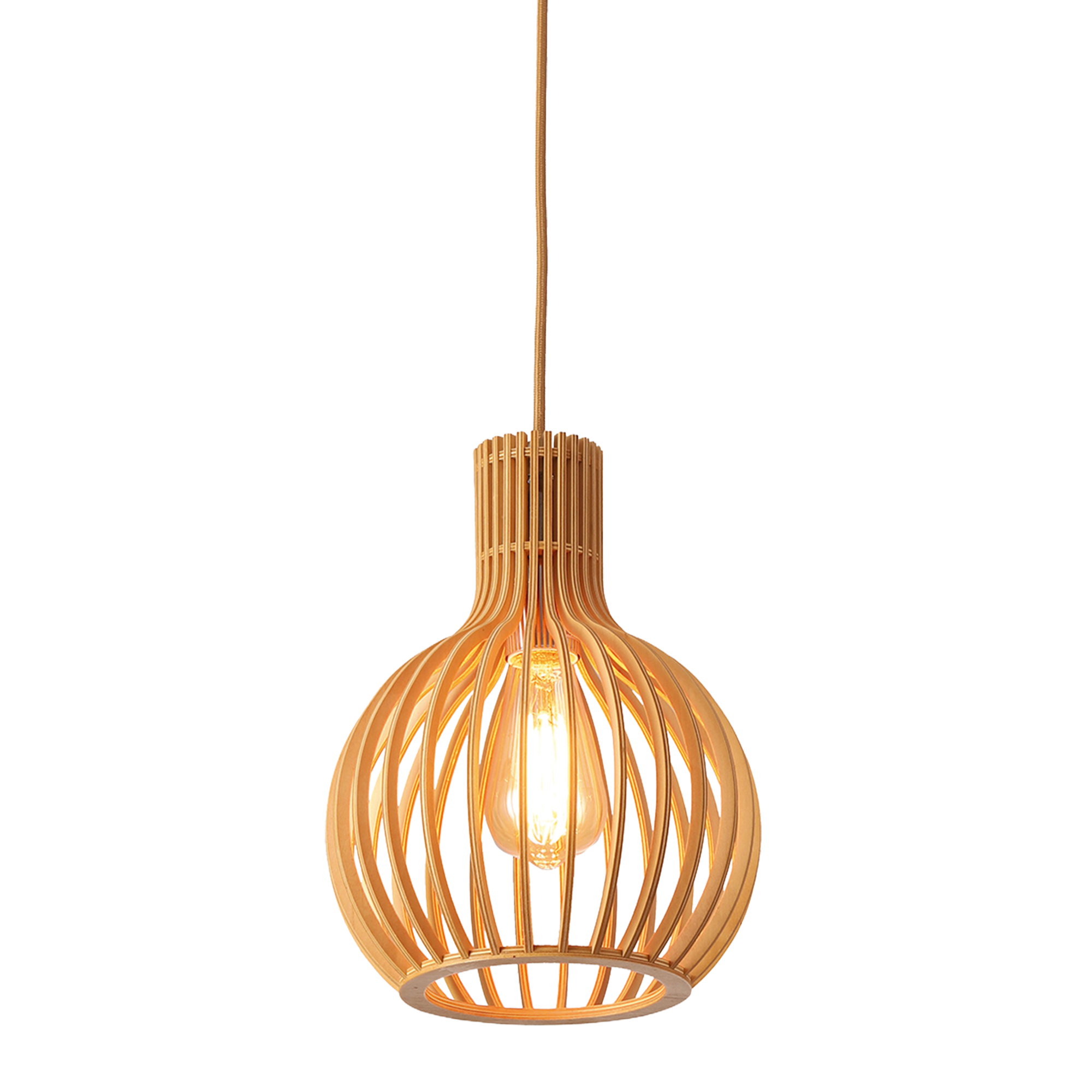 Boaz Pendant Light Small, Medium, Large in Black, Natural or White