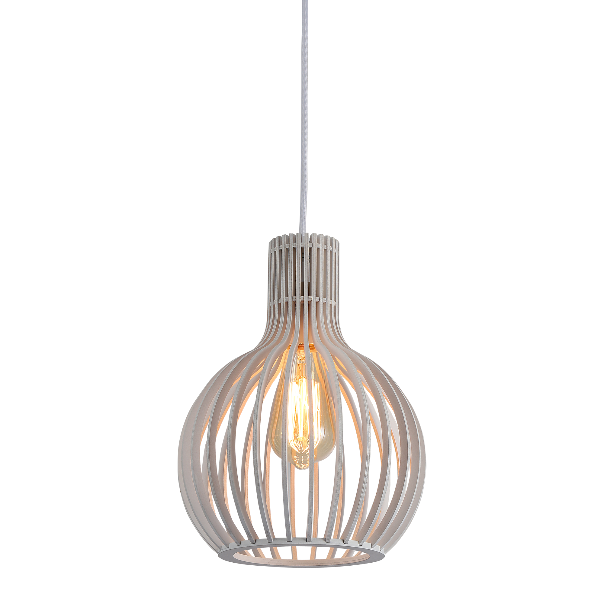 Boaz Pendant Light Small, Medium, Large in Black, Natural or White
