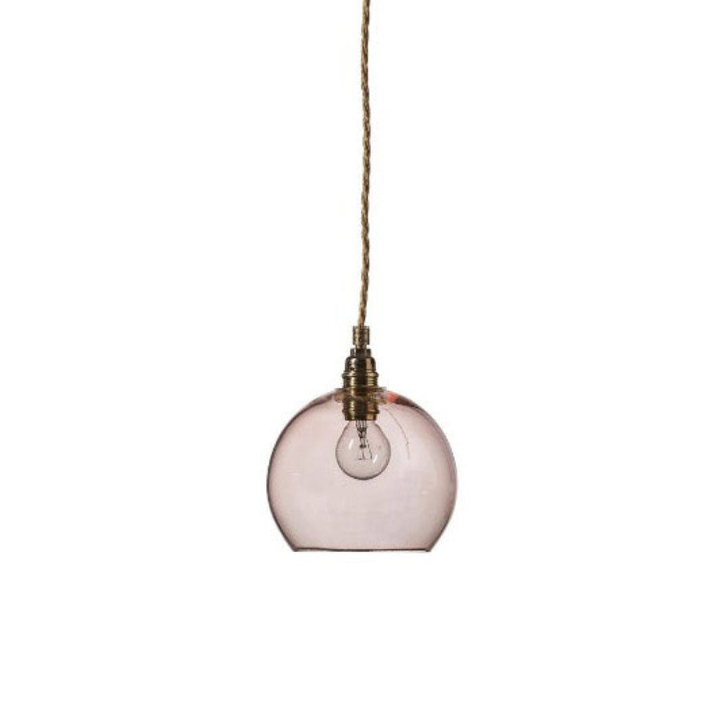 Rowan Pendant Light W155mm Glass Matt Gold
