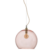 Rowan Pendant Light W390mm Glass Matt Gold
