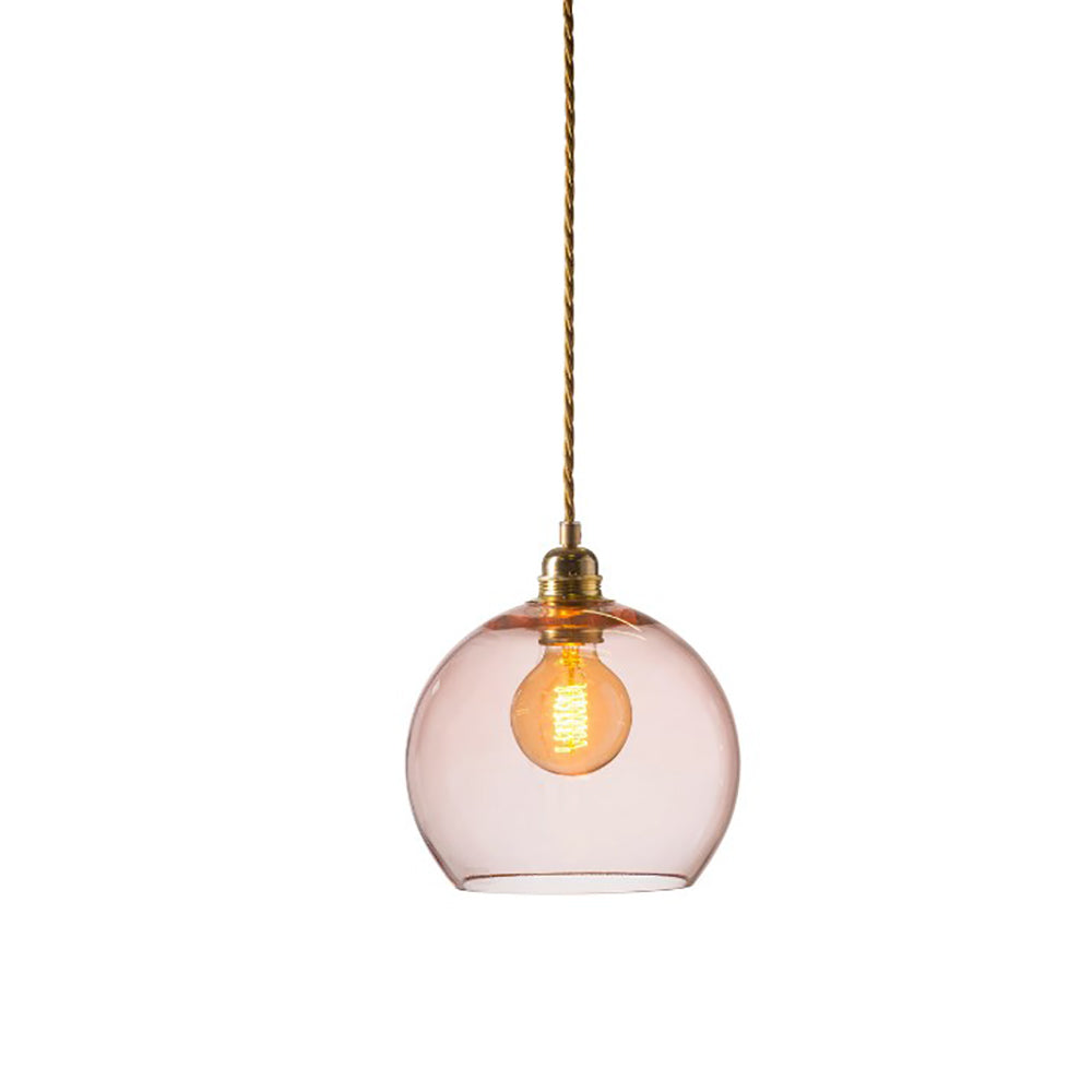 Rowan Pendant Light W220mm Glass Matt Gold