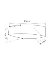 CANNES: City Series LED Interior Matte White Curved Up/Down Wall Light