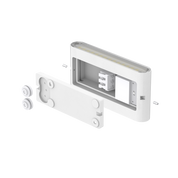 CARINA Exterior Wall Light 10W White Aluminium 3CCT