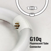 40W T9 CIRCULAR FLURO 4000K - 4000K Fluorescent T9 Tube 41cm