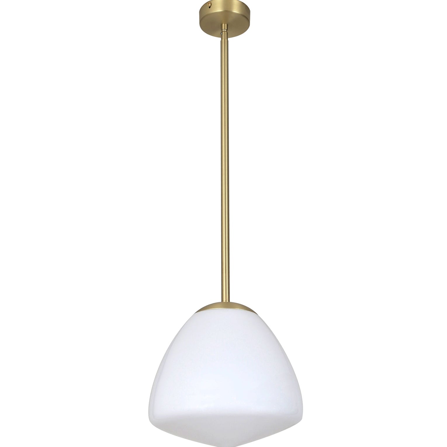 CIOTOLA: Interior Tipped Small Dome Frosted Glass Pendant Lights