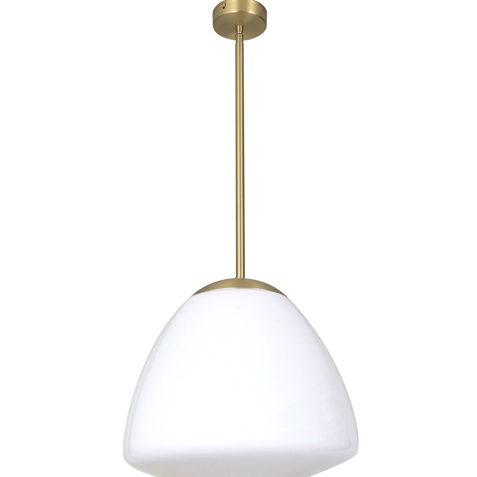CIOTOLA: Interior Tipped Large Dome Frosted Glass Pendant Lights