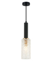 CLEO: Interior Oblong Cut Glass Pendant Light