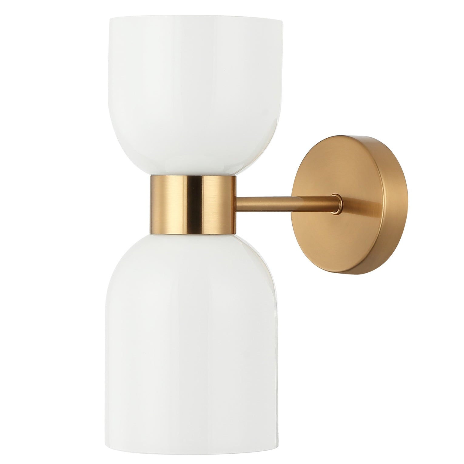  Opal Glass Ellipse Wall Lights