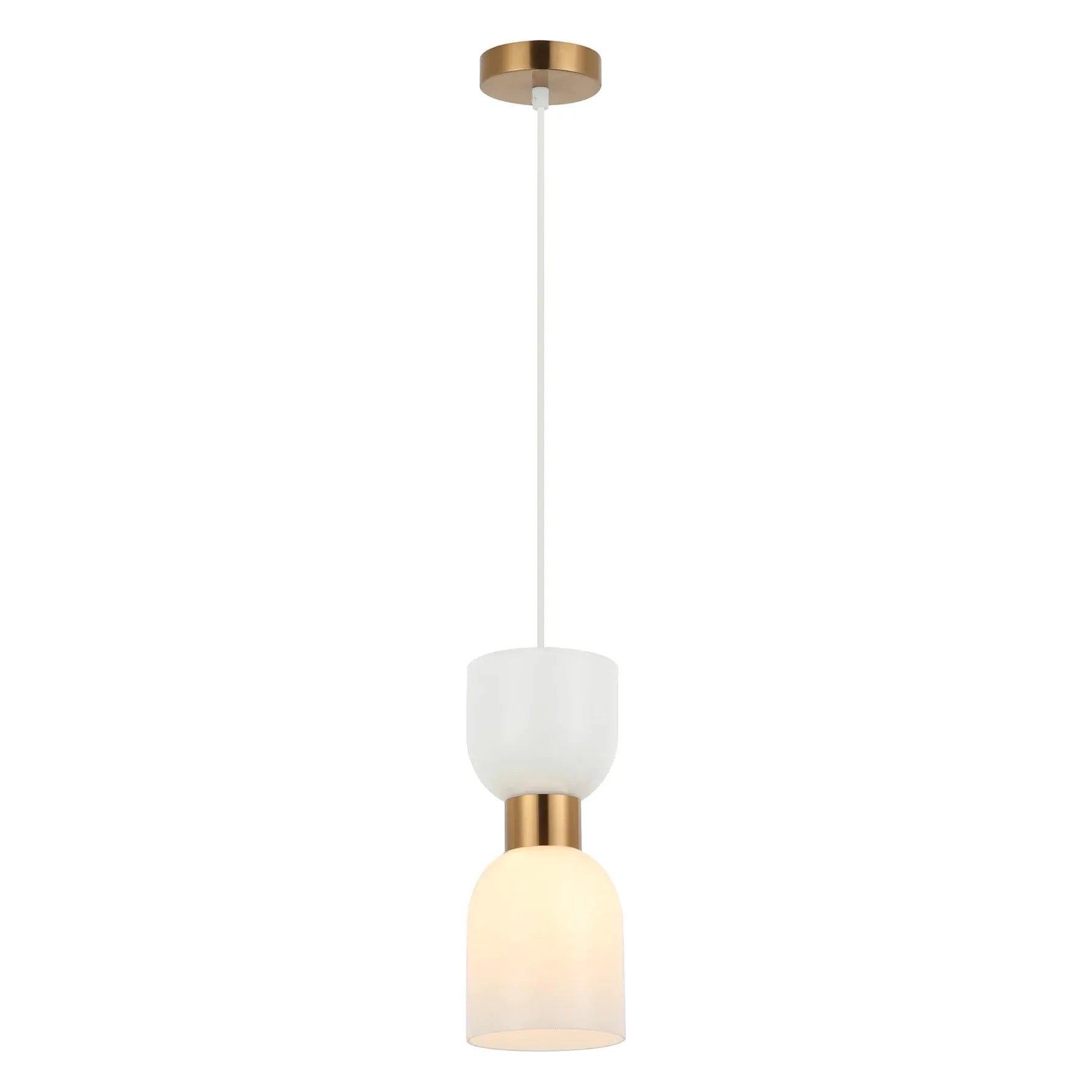  Opal Glass Ellipse Pendant Lights