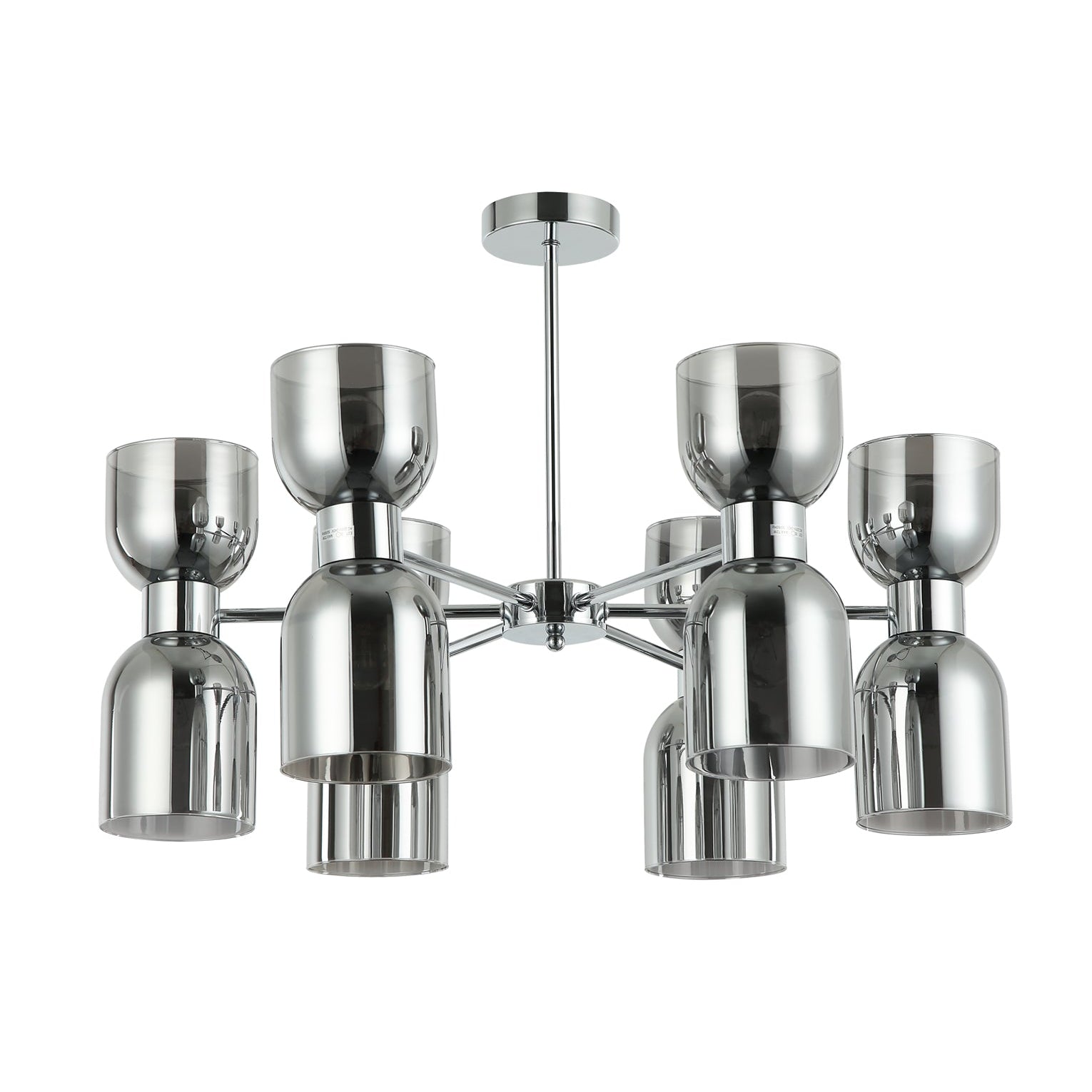  Opal Glass Ellipse x12 Round Base Pendant Lights