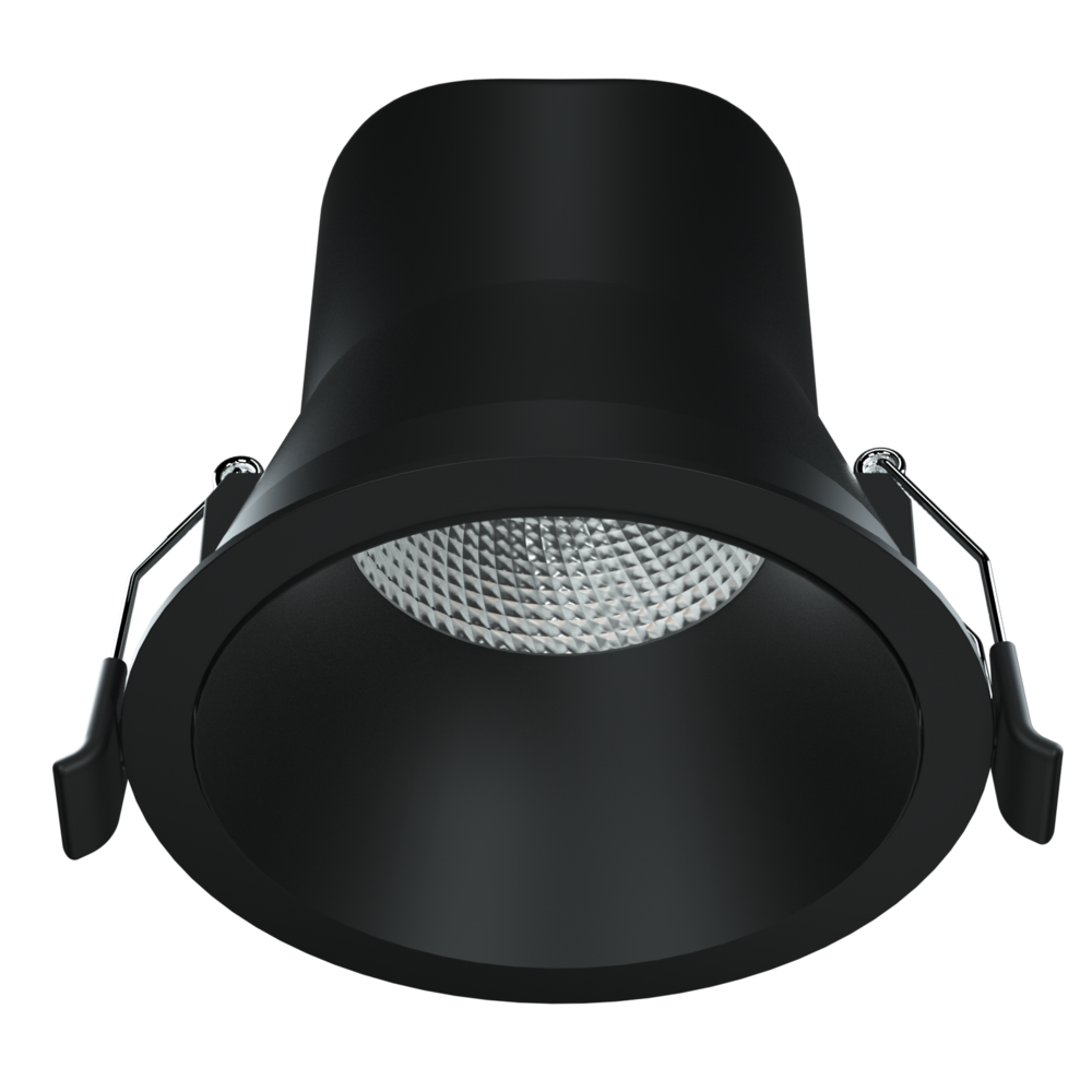Coolum Recessed LED Downlight 12W Black TRI Colour