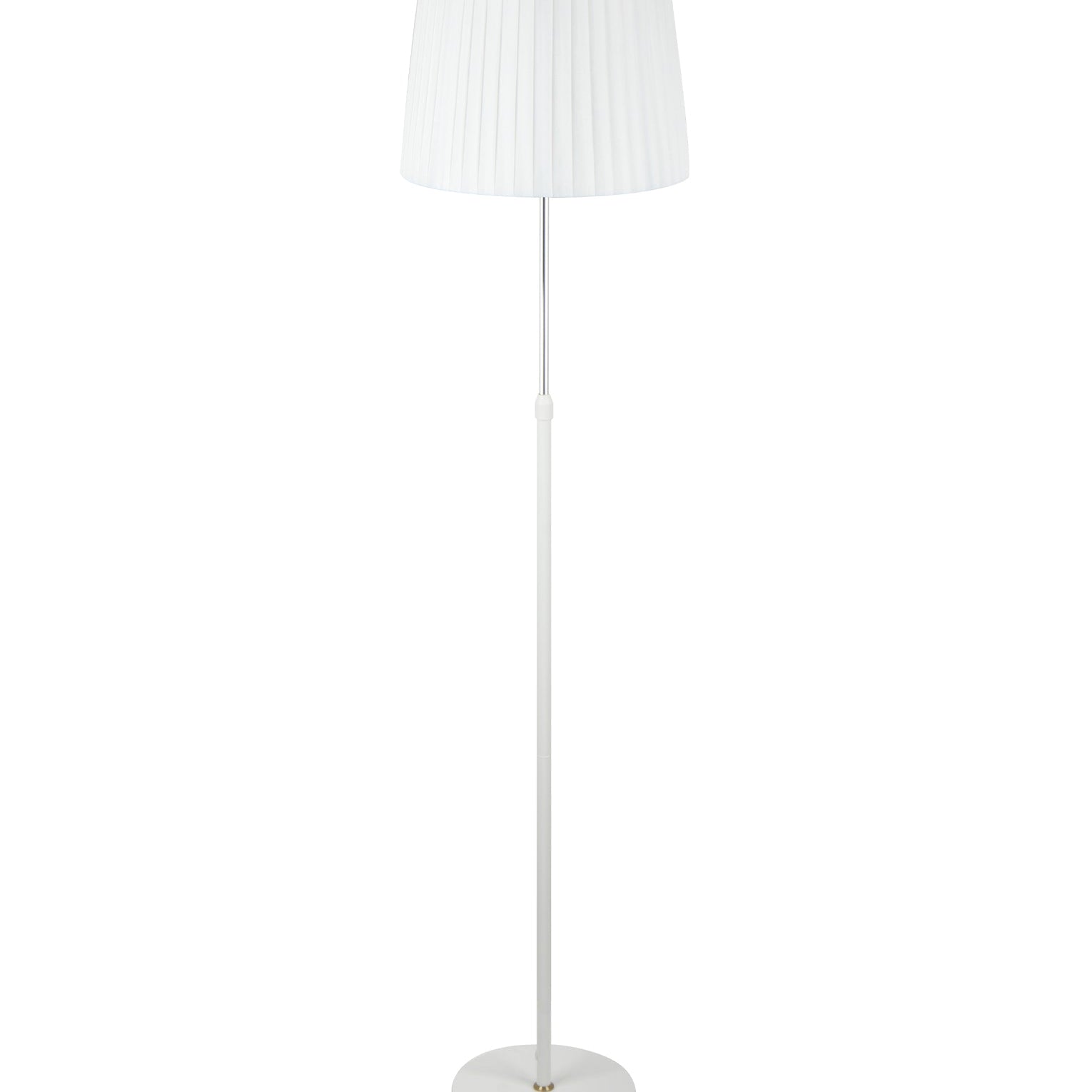 CRECER: Interior Slanted Pleated Shade Height Adjustable Floor Lamps