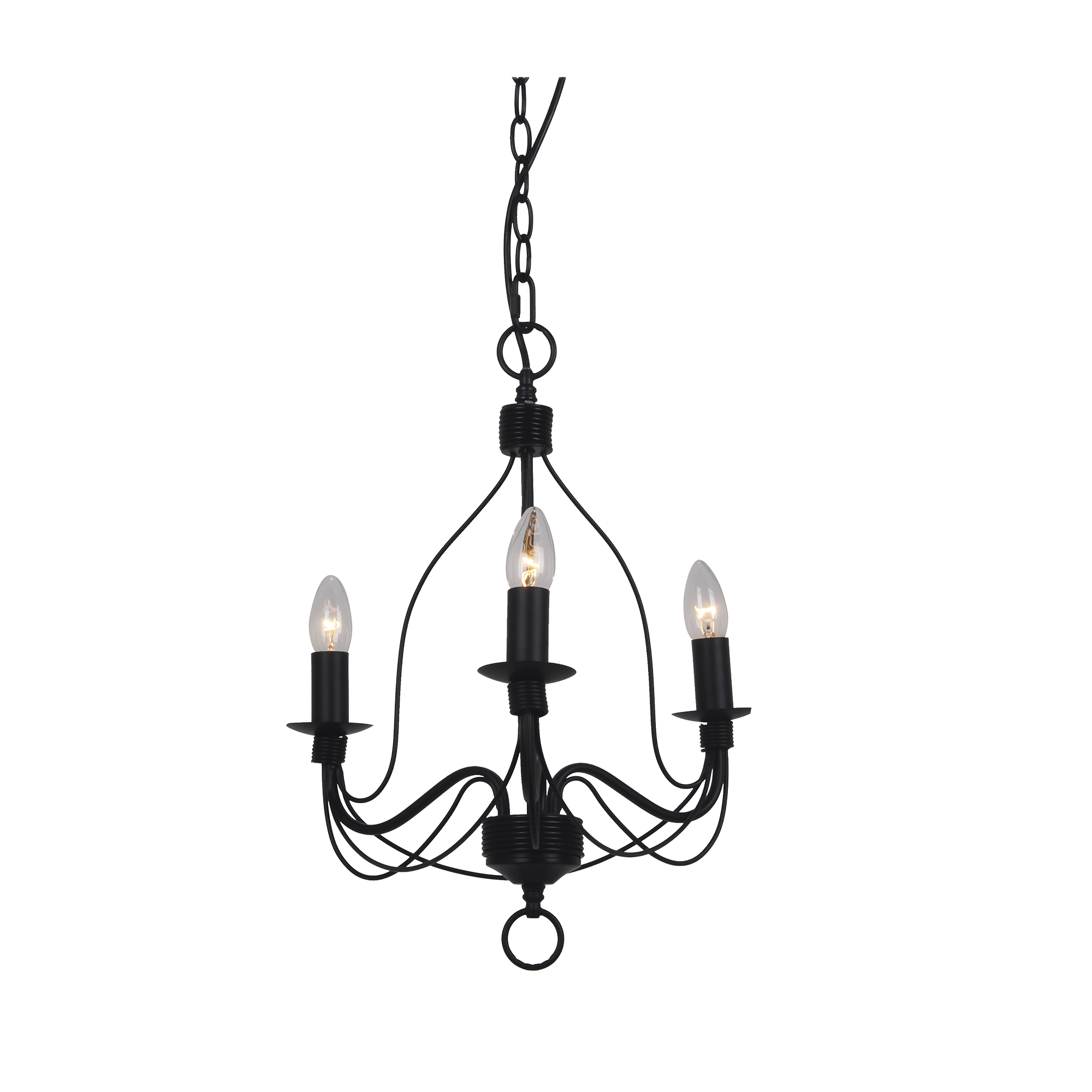 Candice Chandelier Small, Medium, Large in Black or White