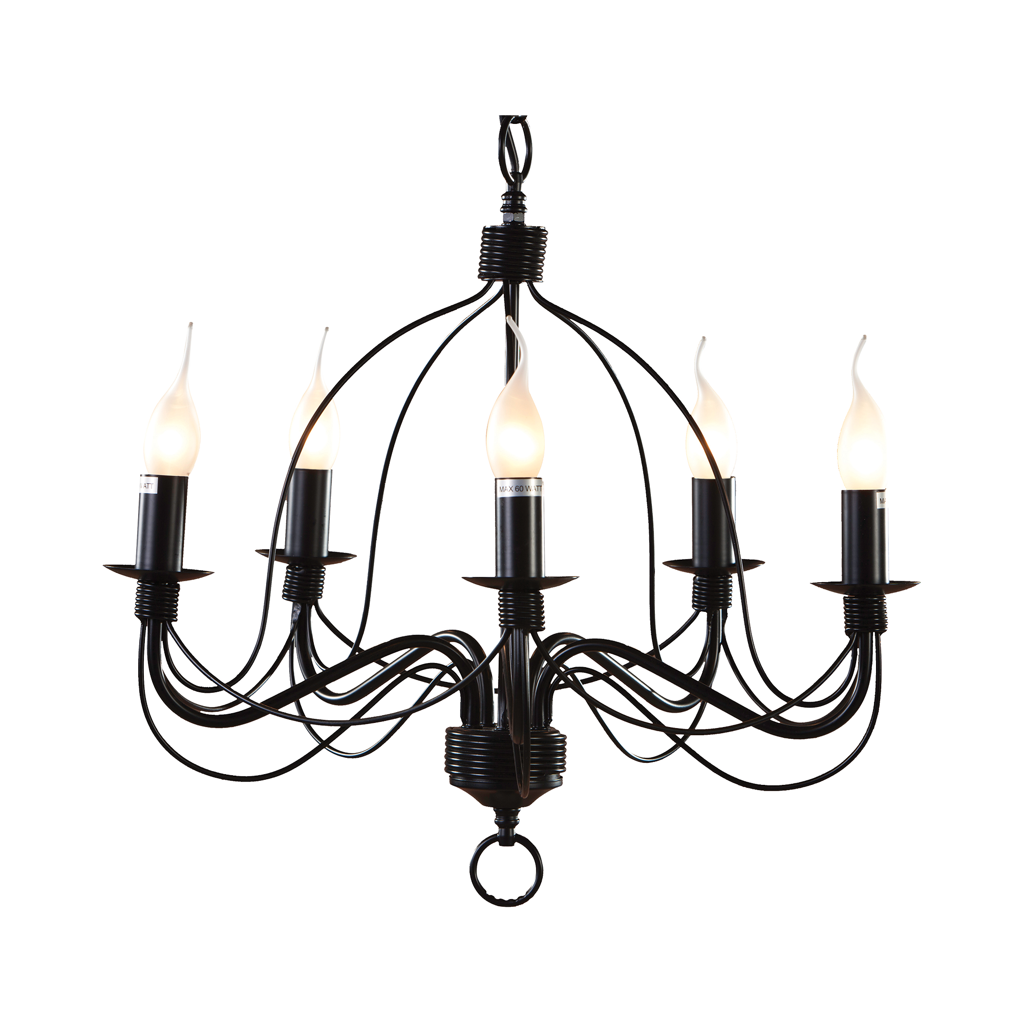 Candice Chandelier Small, Medium, Large in Black or White