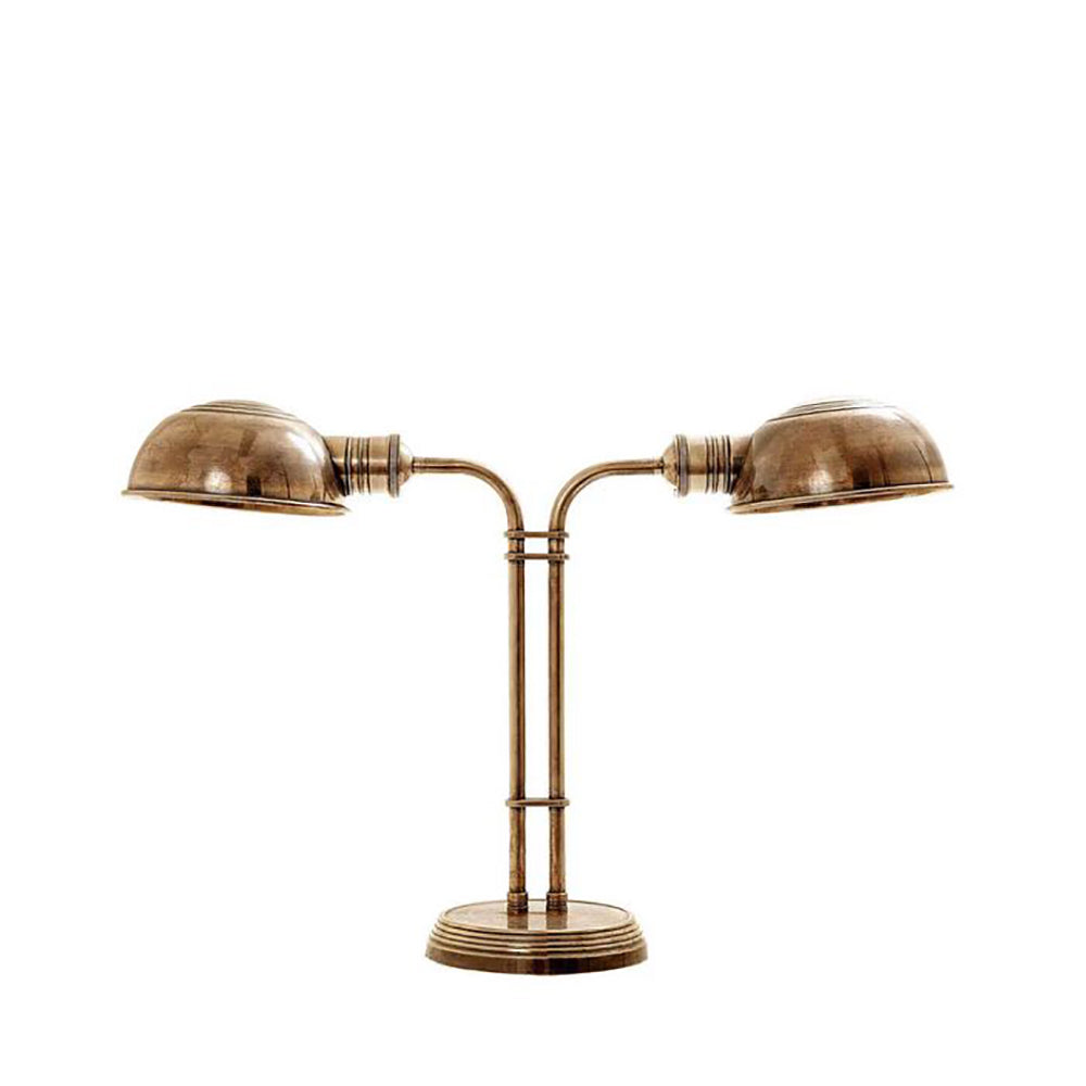 Picardy Table Lamp 2 Lights Antique Brass