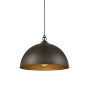 Cassidy Pendant Light Small, Medium, Large in Weathered Iron