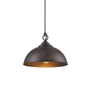 Cassidy Pendant Light Small, Medium, Large in Weathered Iron
