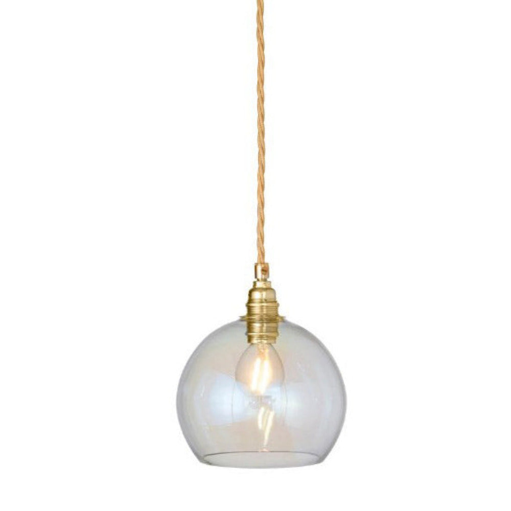 Rowan Pendant Light W155mm Glass Matt Gold
