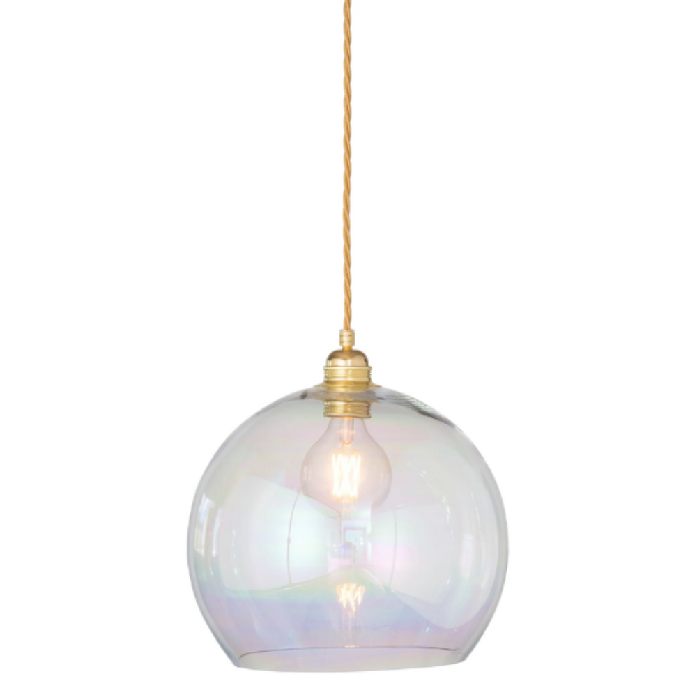 Rowan Pendant Light W280mm Glass Matt Gold