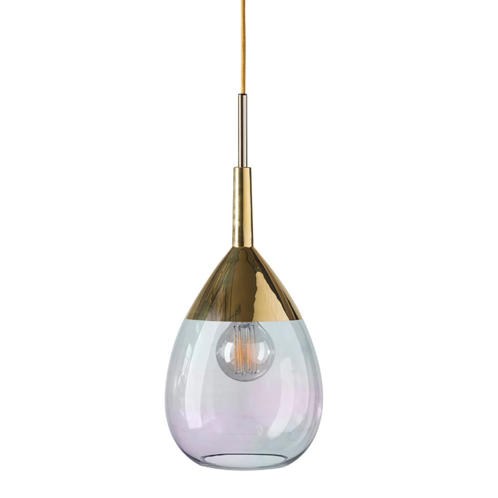 Lute Pendant Light W220mm Glass