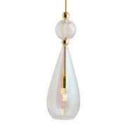 Smykke Pendant Light W180mm Glass Swirl Ball