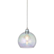 Rowan Pendant Light W220mm Glass Matt Silver