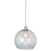 Rowan Pendant Light W280mm Glass Matt Silver
