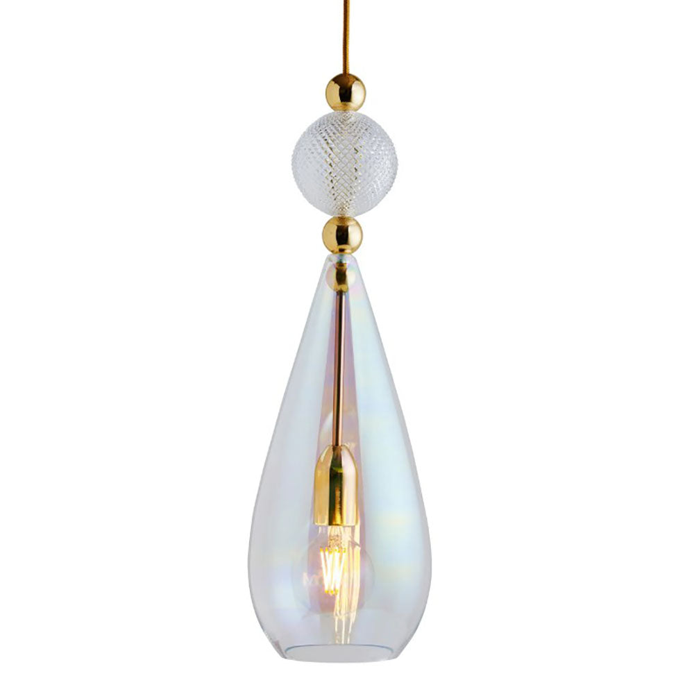 Smykke Pendant Light W180mm Glass Check Ball