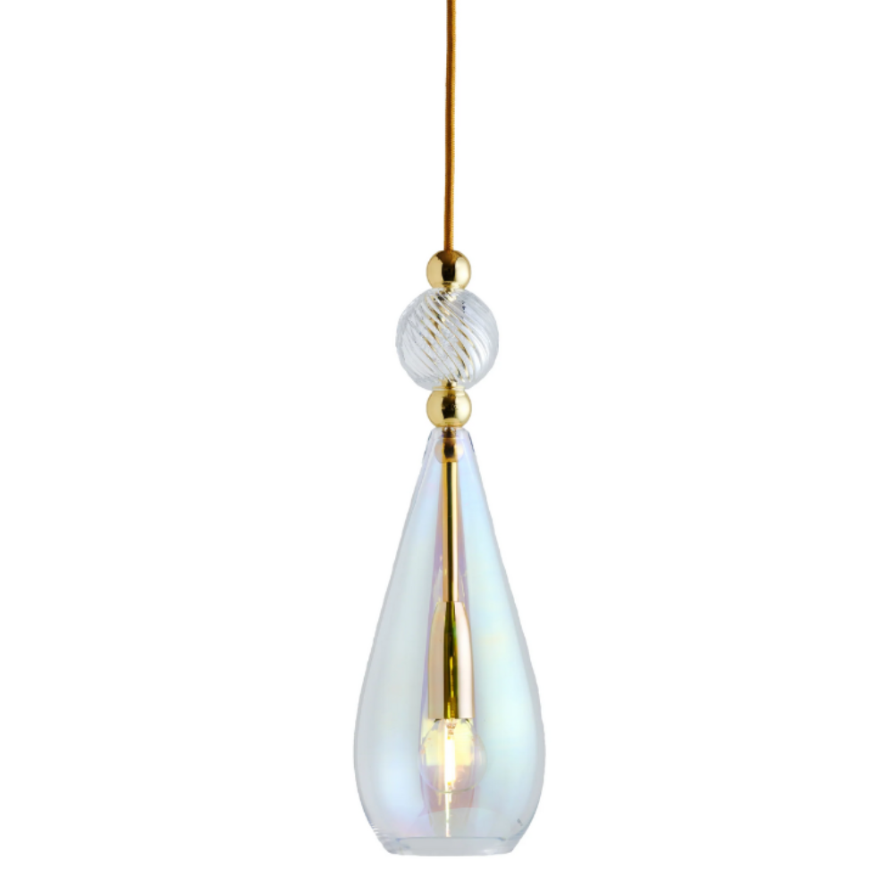 Smykke Pendant Light W125mm Glass Swirl Ball