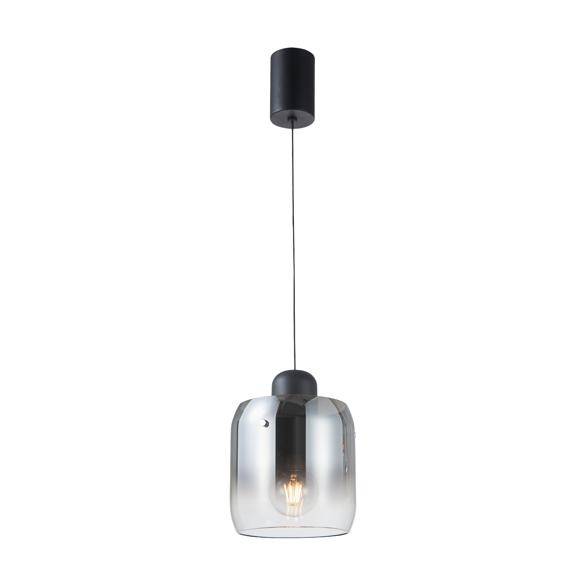 Chelsea Pendant Light in Smoke Black
