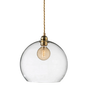 Rowan Pendant Light W280mm Glass Matt Gold