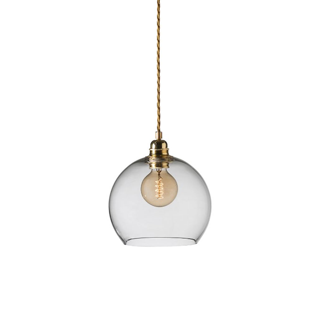 Rowan Pendant Light W220mm Glass Matt Gold