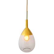 Lute Pendant Light W220mm Glass