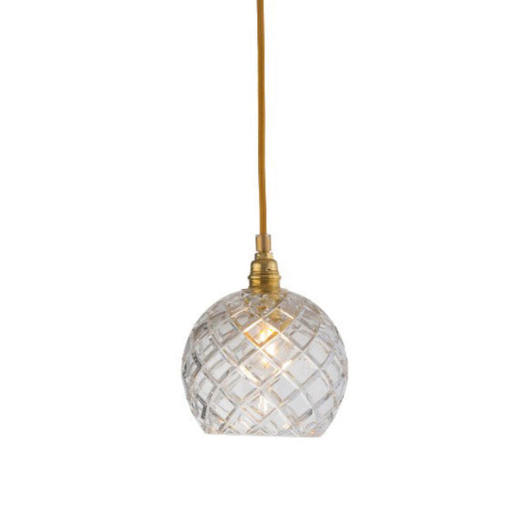 Rowan Pendant Light W155mm Glass Matt Gold