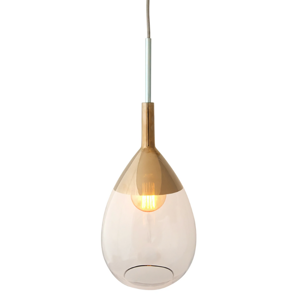 Lute Pendant Light W220mm Glass
