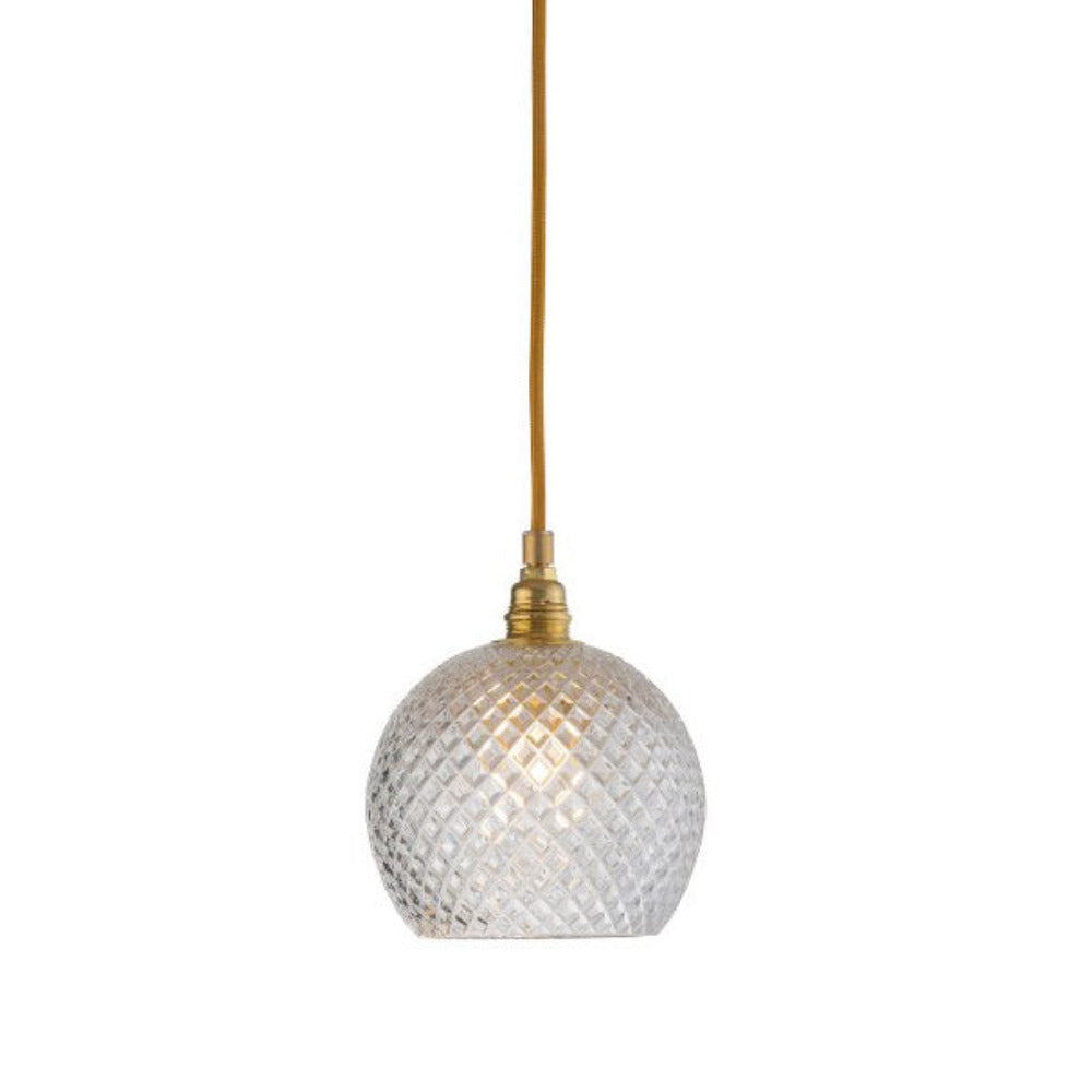 Rowan Pendant Light W155mm Glass Matt Gold