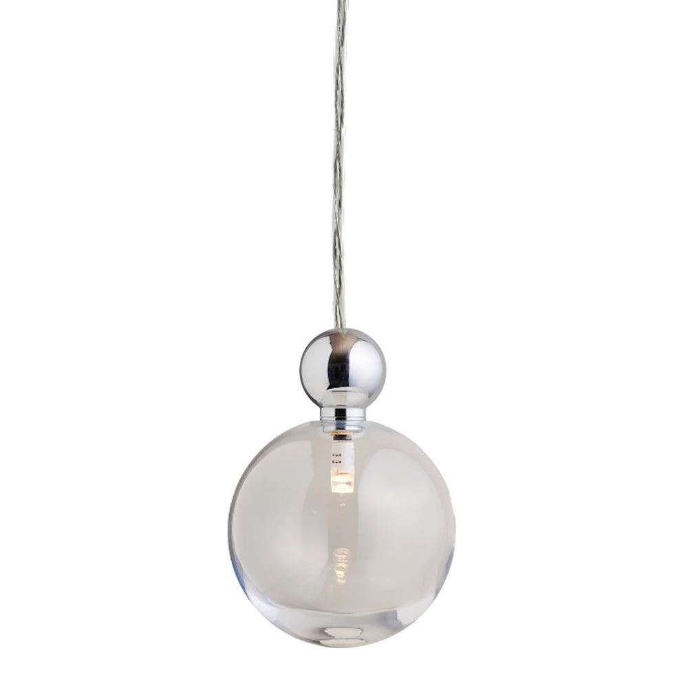 Uva Mini Pendant Light 12V W100mm Shiny Silver