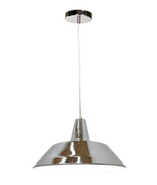 DIVO: Industrial Retro Dome Chrome Pendant Light
