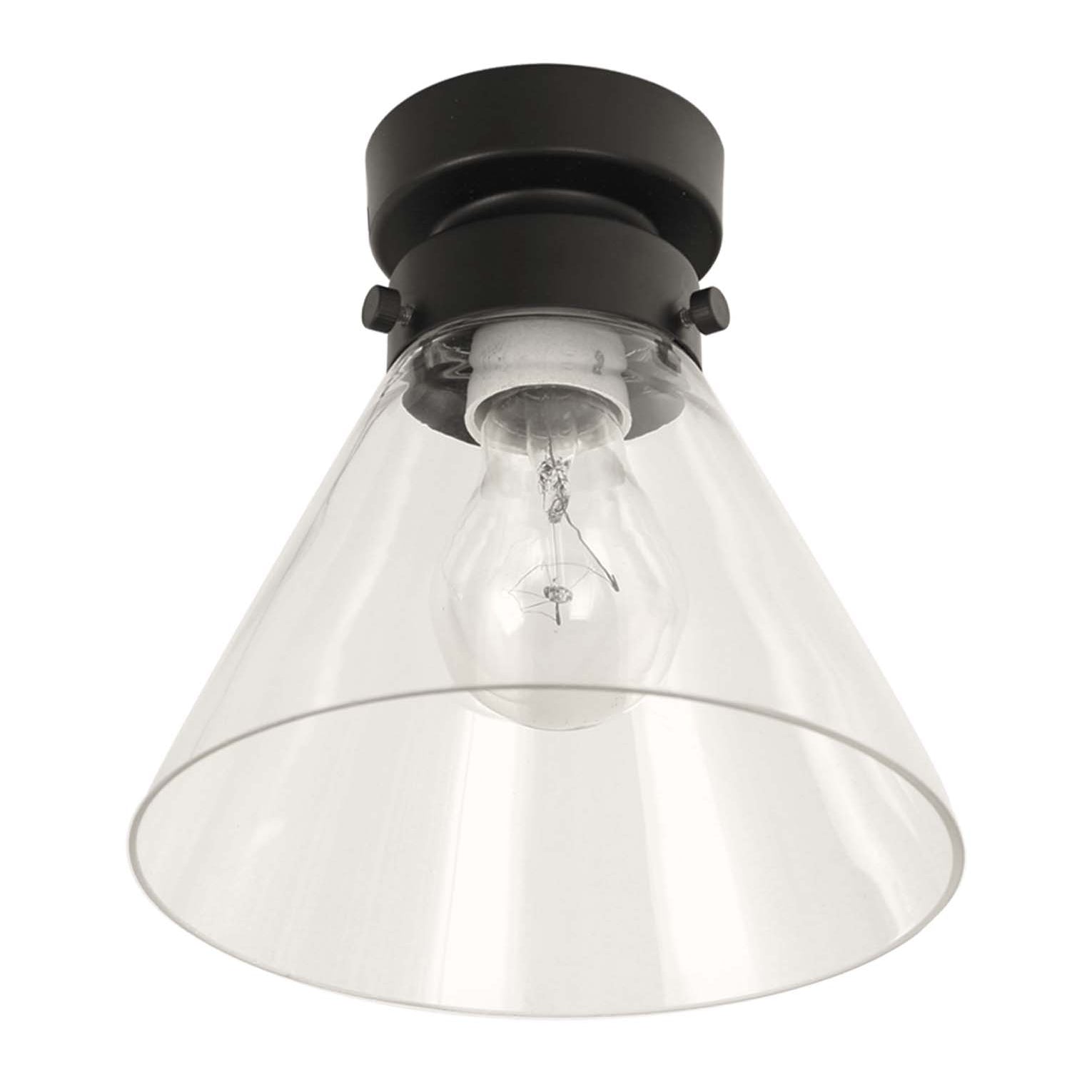 D.I.Y. Batten Fix Ceiling Lights - Small Cone Shape Fixtures