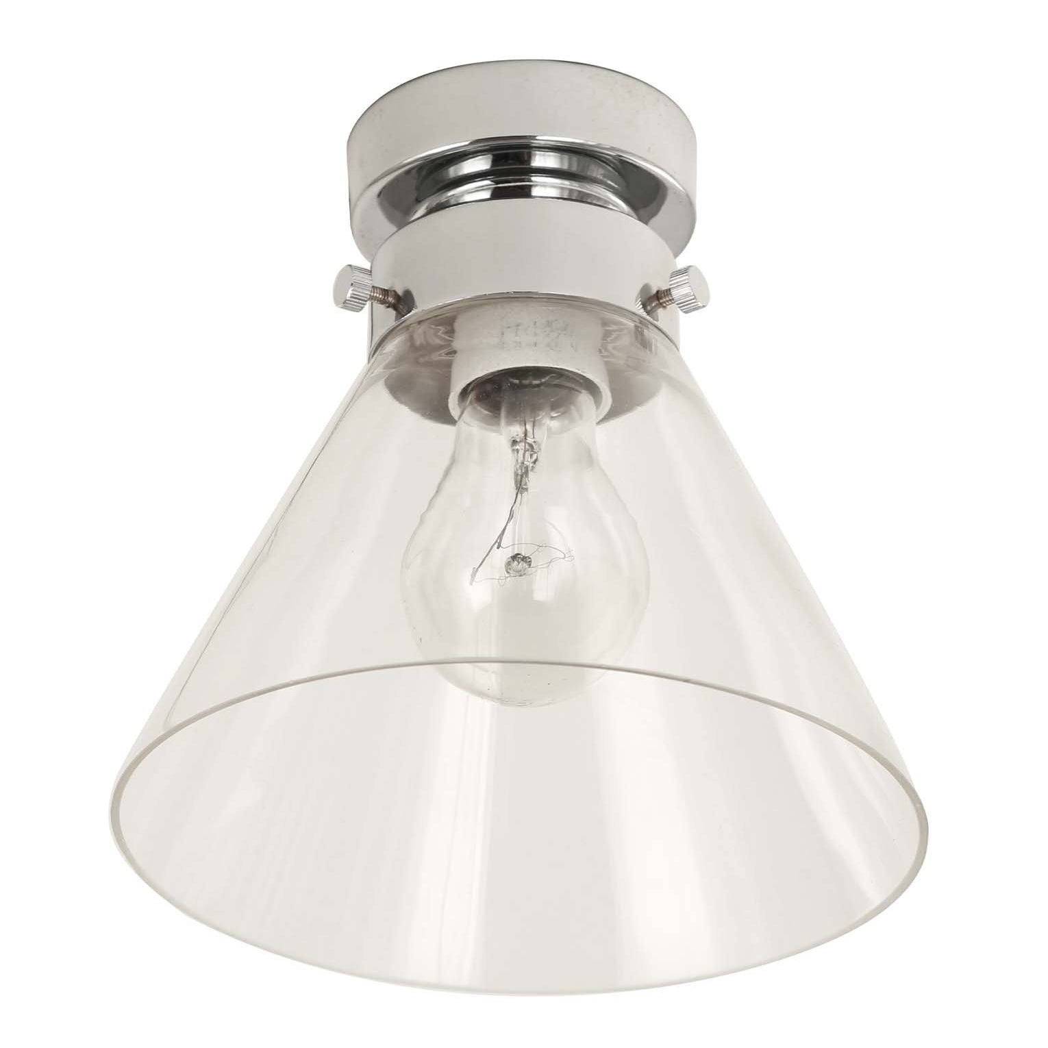 D.I.Y. Batten Fix Ceiling Lights - Small Cone Shape Fixtures